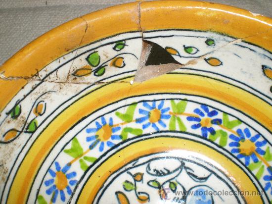 Antig&uuml;edades: cuenco de talavera - Foto 3