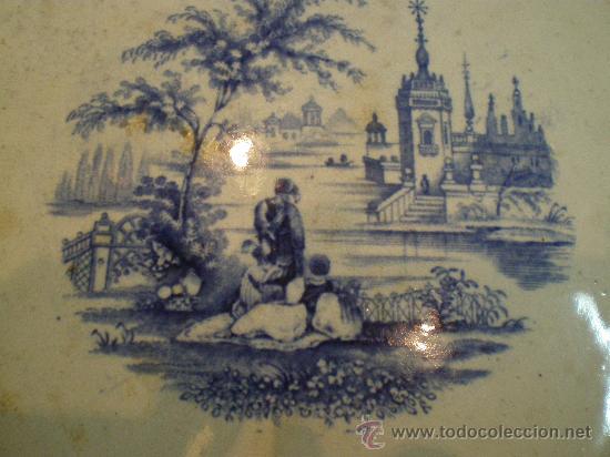 Antig&uuml;edades: frutero de loza - Foto 2
