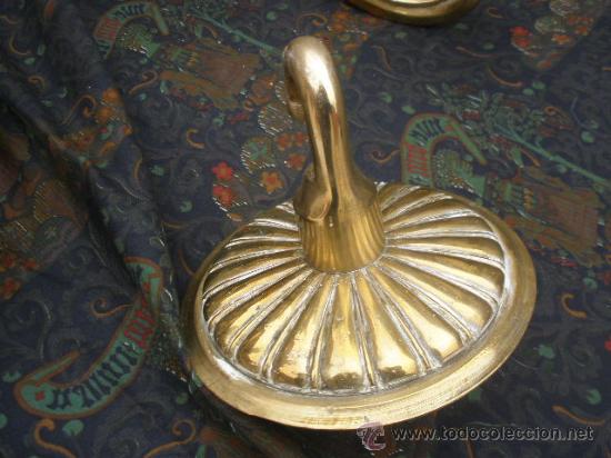 Antig&uuml;edades: PRECIOSA LAMPARA DE BRONCE.SEIS BRAZOS. - Foto 6