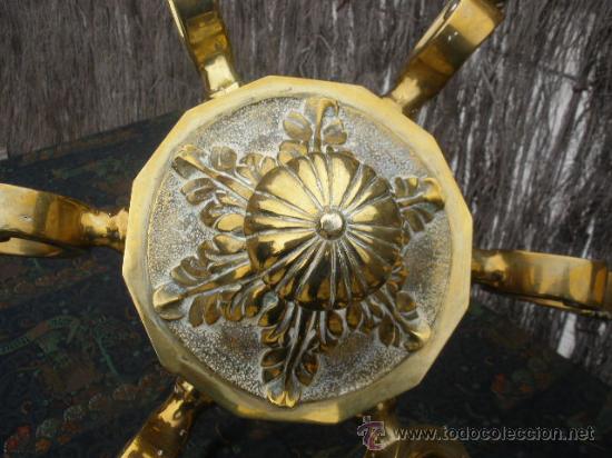 Antig&uuml;edades: PRECIOSA LAMPARA DE BRONCE.SEIS BRAZOS. - Foto 10