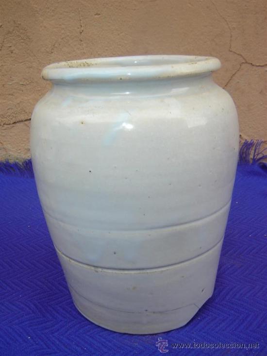 Antig&uuml;edades: tarro de ceramica antigua - Foto 1