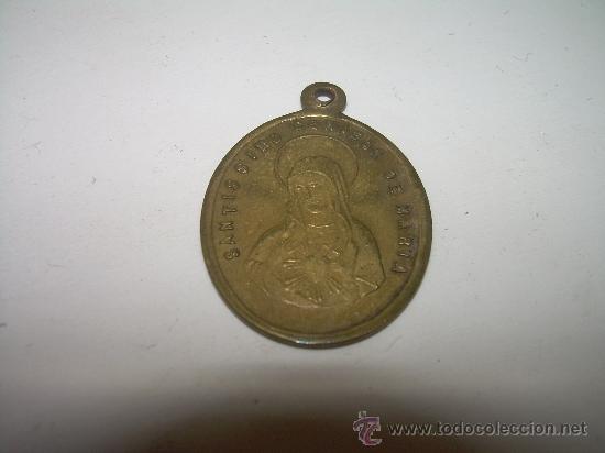 Antig&uuml;edades: ANTIGUA MEDALLA...SANTISIMO CORAZON DE MARIA - Foto 1