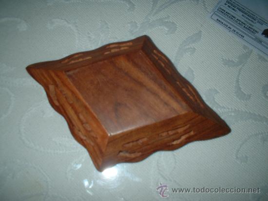 Antig&uuml;edades: plato de madera - Foto 2