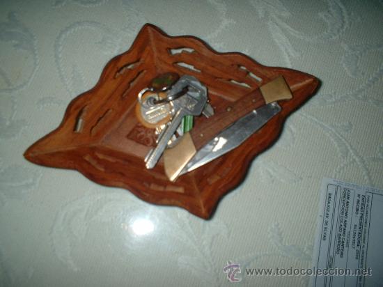 Antig&uuml;edades: plato de madera - Foto 3