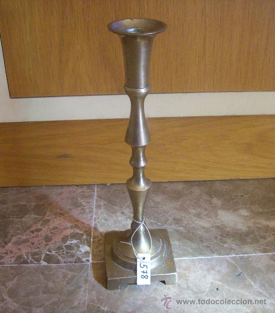 Antig&uuml;edades: ANTIGUO CANDELABRO DE LATON - Foto 1