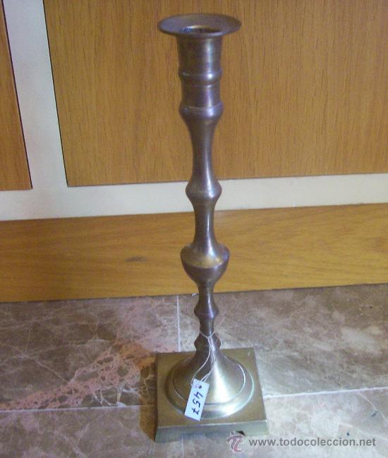 Antig&uuml;edades: ANTIGUO CANDELABRO DE LATON - Foto 1