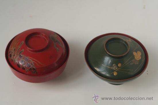 Antig&uuml;edades: Bol lacados Urushi. - Foto 1