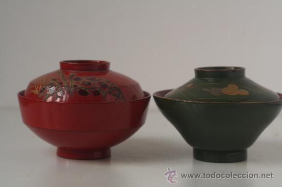 Antig&uuml;edades: Bol lacados Urushi. - Foto 2