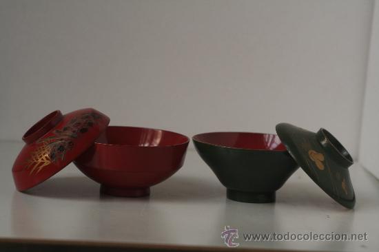 Antig&uuml;edades: Bol lacados Urushi. - Foto 3