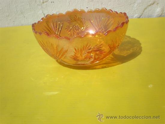 Antig&uuml;edades: cuenco de cristal tallado - Foto 1