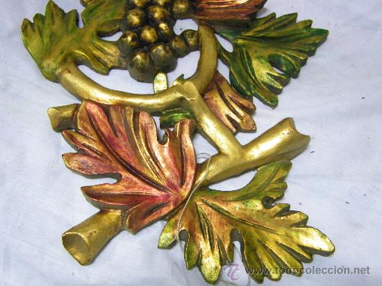 Antig&uuml;edades: PAREJA DE MOLDURAS FLORALES - Foto 3