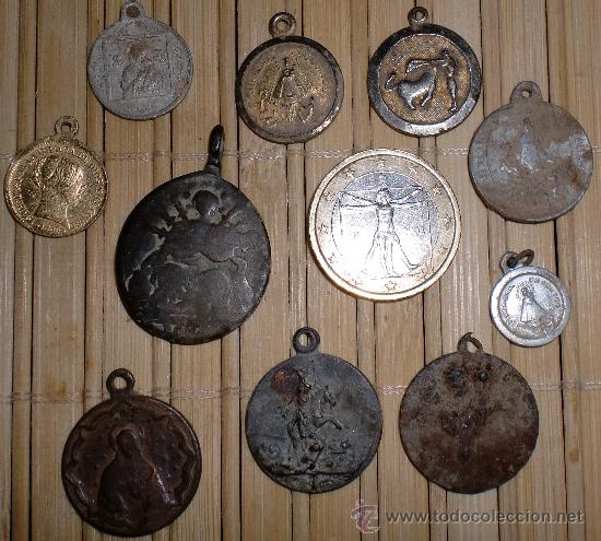 Antig&uuml;edades: Lote de medallas antiguas - Foto 1