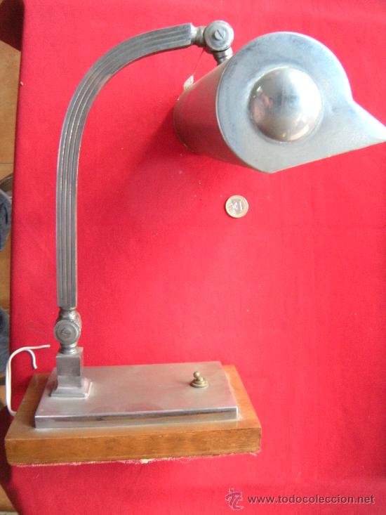 Antig&uuml;edades: ANTIGUA L&Aacute;MPARA DE SOBREMESA - Foto 1