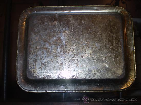 Antig&uuml;edades: BANDEJA DE CHAPA PRINCIPIOS DEL S XX - Foto 2