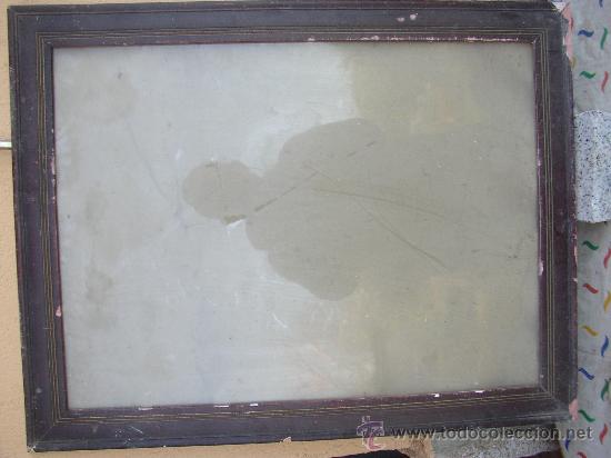 Antig&uuml;edades: MARCO ANTIGUO MADERA,  PARA RESTAURAR 69X53 - Foto 2