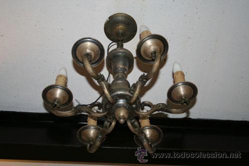 Antig&uuml;edades: L&Aacute;MPARA BRONCE REF.276 - Foto 4