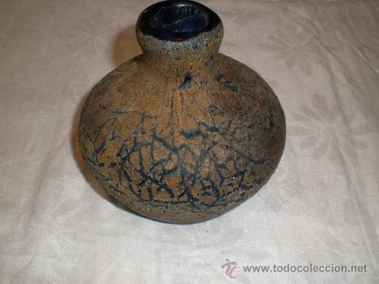 Antig&uuml;edades: frasco de vidrio de guardiola antiguo - Foto 1