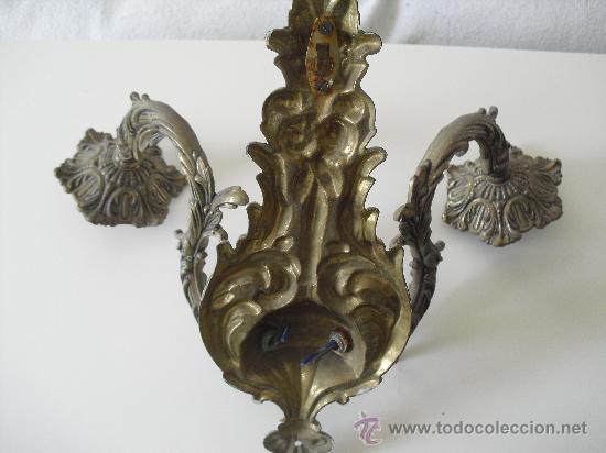 Antig&uuml;edades: Aplique antiguo de Bronce. - Foto 2