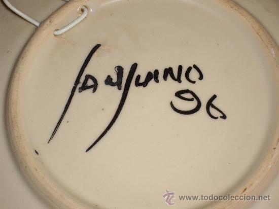 Antig&uuml;edades: PLATO DE CERAMICA- SANGUINO - Foto 4