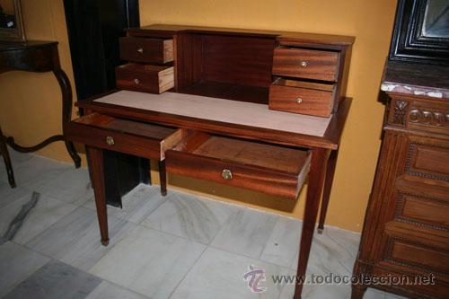 Antig&uuml;edades: ESCRITORIO SAPELY REF.1047 - Foto 3