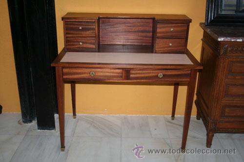 Antig&uuml;edades: ESCRITORIO SAPELY REF.1047 - Foto 1