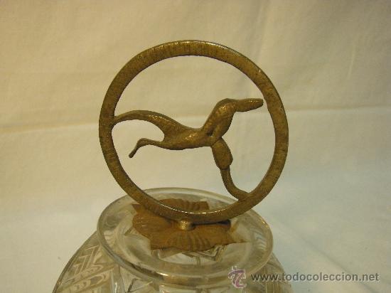 Antig&uuml;edades: TULIPA DE CRISTAL ART DECO - Foto 3