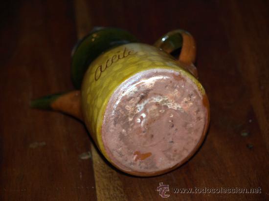 Antig&uuml;edades: ACEITERA DE BARRO CON TAPON DE CORCHO - Foto 4