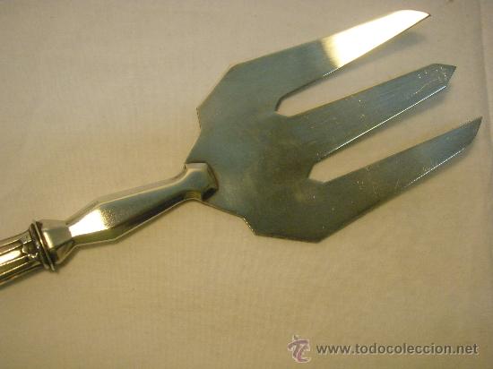 Antig&uuml;edades: TRINCHERO CON MANGO DE PLATA ART DECO - Foto 6