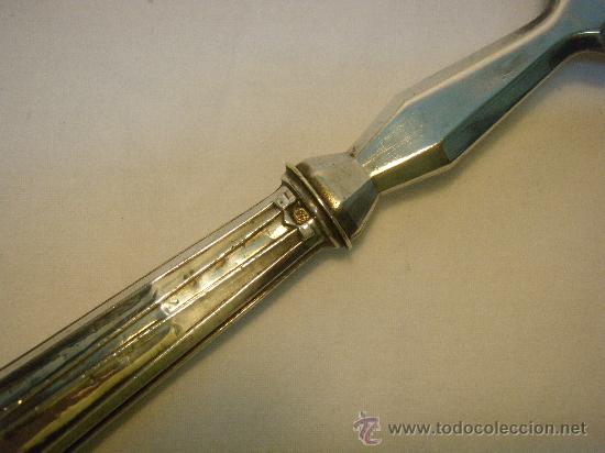 Antig&uuml;edades: TRINCHERO CON MANGO DE PLATA ART DECO - Foto 3