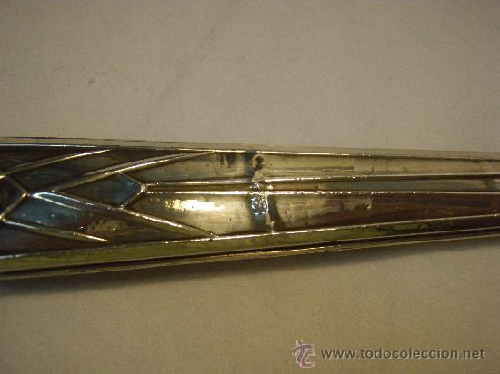 Antig&uuml;edades: TRINCHERO CON MANGO DE PLATA ART DECO - Foto 8