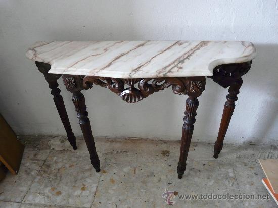 Antig&uuml;edades: CONSOLA CON ESPEJO - Foto 5