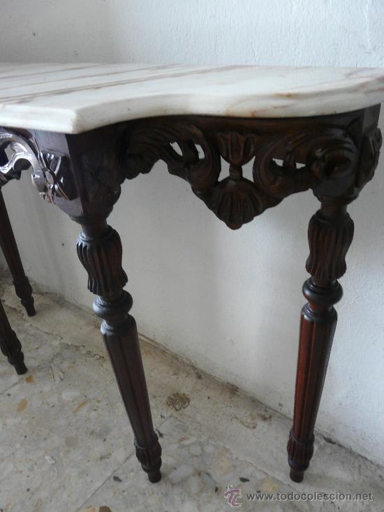 Antig&uuml;edades: CONSOLA CON ESPEJO - Foto 6