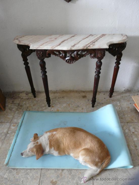 Antig&uuml;edades: CONSOLA CON ESPEJO - Foto 3