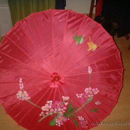 sombrilla tipica china-japonesa