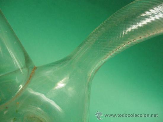 Antiguidades: PRECIOSO Y ANTIGUO PORRON DE VINO BLANCO. CRISTAL SOPLADO, SG.XIX. MIDE 20 X 20 CM.