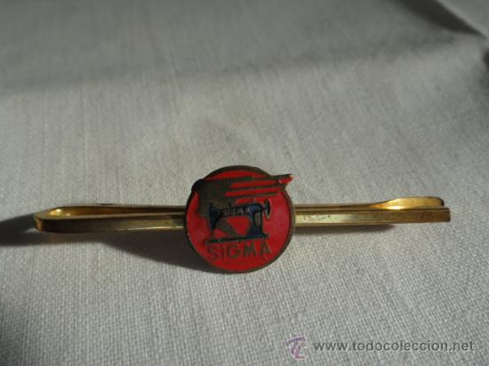 Antig&uuml;edades: ALFILER DE CORBATA CON ANAGRAMA SIGMA. - Foto 1