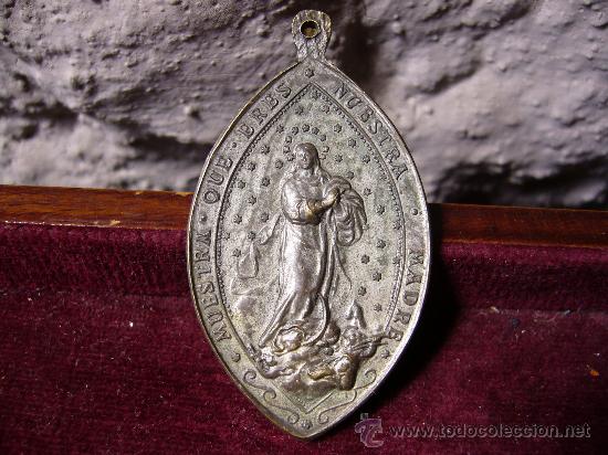 Antig&uuml;edades: Medalla antigua de la Inmaculada Concepci&oacute;n - Foto 1