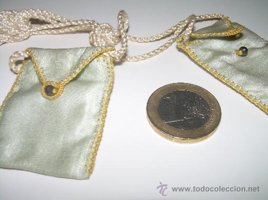 Antig&uuml;edades: ANTIGUO ESCAPULARIO DE TELA CON FUNDAS DE SEDA. - Foto 5
