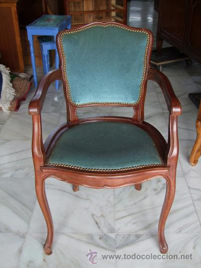 Antig&uuml;edades: SILL&Oacute;N LUIS XV,NOGAL REF.4880 - Foto 5