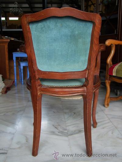 Antig&uuml;edades: SILL&Oacute;N LUIS XV,NOGAL REF.4880 - Foto 6
