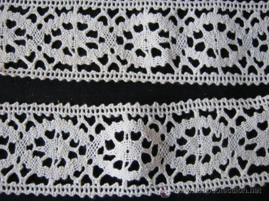 Antig&uuml;edades: ANTIGUA PUNTILLA CROCHET - Foto 1