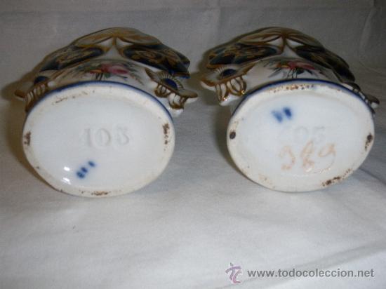 Antig&uuml;edades: PAREJA DE JARRONES ISABELINOS - Foto 3