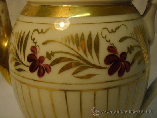 Antig&uuml;edades: CAFETERA FRANCESA DE PORCELANA IMPERIO - Foto 6