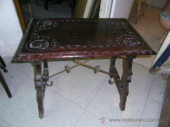 Antig&uuml;edades: MESA ANTIGUA DE GABINETE - Foto 1