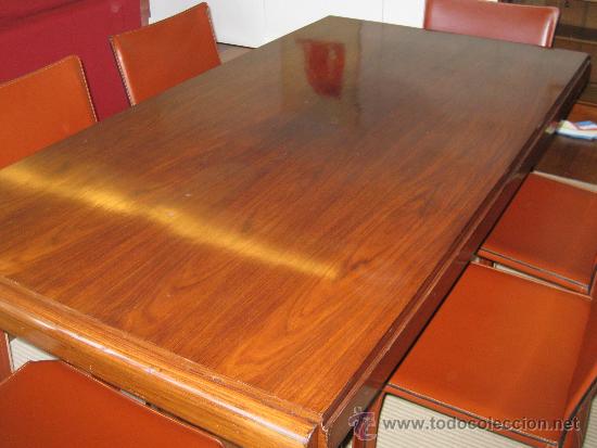 Antig&uuml;edades: GRAN MESA DE COMEDOR ART DECO EN MADERA DE PALISANDRO - Foto 2