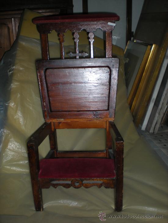 Antig&uuml;edades: RECLINATORIO ANTIGUO DE IGLESIA - Foto 3