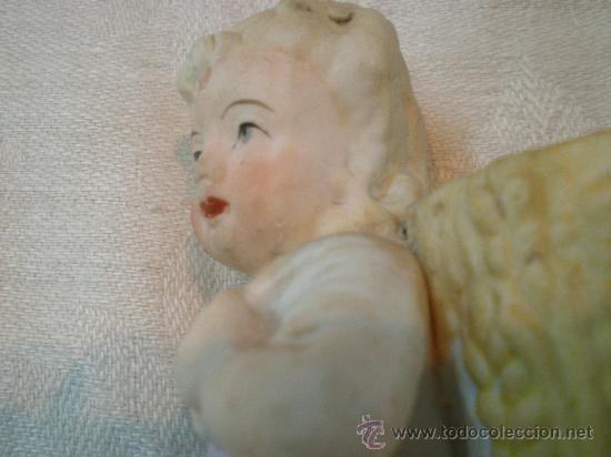 Antig&uuml;edades: ni&ntilde;a palillero en biscuit - Foto 4