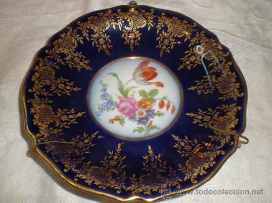 Antig&uuml;edades: plato de porcelana de limoges - Foto 1