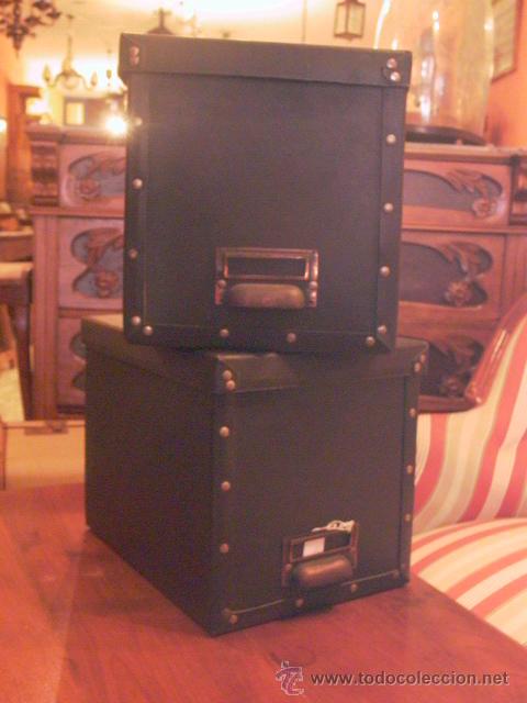 Antig&uuml;edades: ANTIGUAS CAJAS ARCHIVADORAS - Foto 1