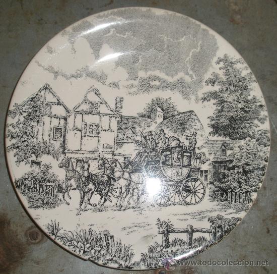 Antig&uuml;edades: Plato de 23 cms. de di&aacute;metro. San Claudio. - Foto 1